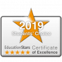 Education Stars concedió a AIP Language Institute el Certificado de Excelencia en 2019.