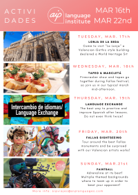 Semana 12:16 – 22 de marzo