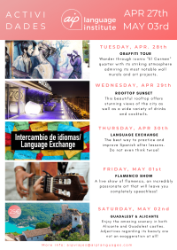 Semana 18:27 de abril – 03 de mayo