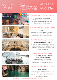 Semana 34:17 – 23 de agosto