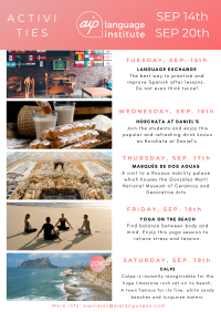 Semana 38:14 – 20 de septiembre