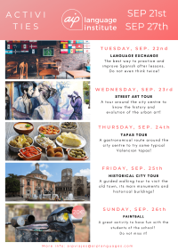 Semana 39:21 – 27 de septiembre