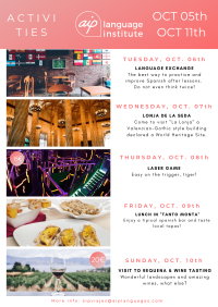 Semana 41:05 – 11 de octubre